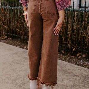 Risen Brown High-Waisted Utopia Women's Jeans Size 7/ 28